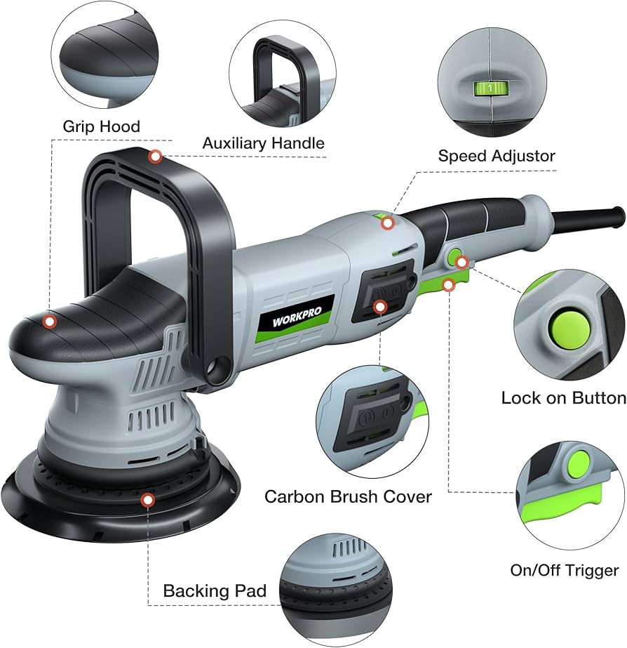 Dual Action Polisher 6"