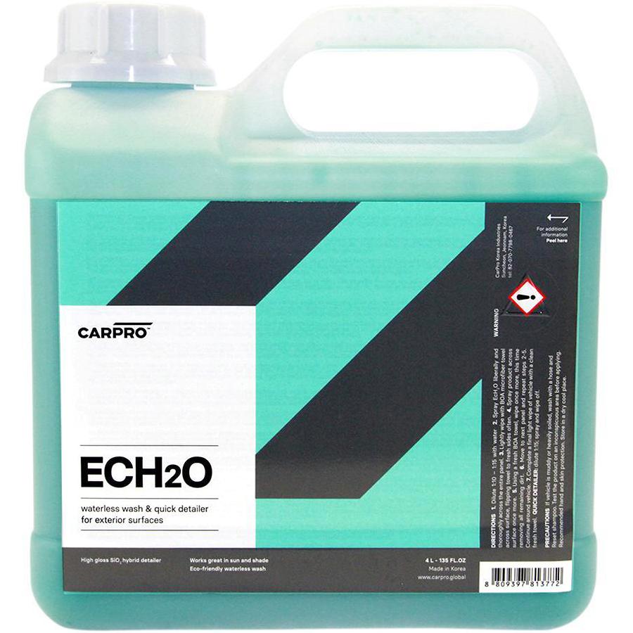 Botella de 4 litros del lavado sin agua concentrado EcH2O de CARPRO