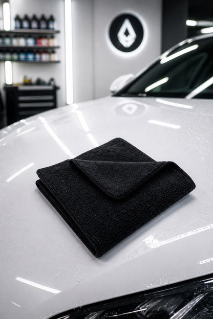 Edgeless microfiber Black 16" x 16" 1pc