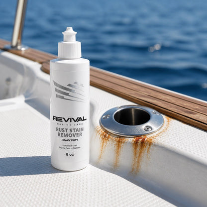 Revival Rust Stain Remover para detailing marino.